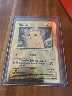 Pokemon Pikachu Gold Metall Promo 58/102 Celebrations 25thAnniversary English NM - Image 1