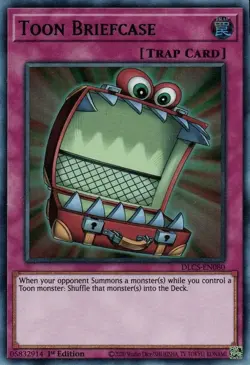 DLCS-EN080 Toon Briefcase Ultra Rare 1st Edition Near Mint YuGiOh TCG - Image 1