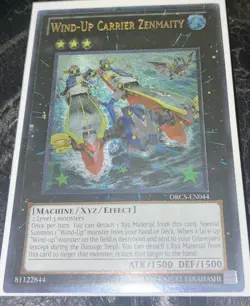 Wind-Up Carrier Zenmaity ORCS-EN044 Ultimate Rare Unlimited Edition NM Yugioh - Image 1