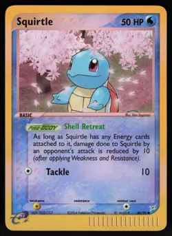 Pokemon Squirtle 46/95 Team Magma vs Team Aqua Common Reverse Holo Near Mint - Image 1