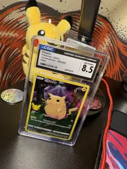 pokemon cards CGC 8.5 Pikachu Celebrations 005/025 Holo 2021 graded - Image 1