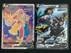 Pokemon V Ultra Rare Lot of 2 Blaziken Urshifu Near Mint English - Image 3