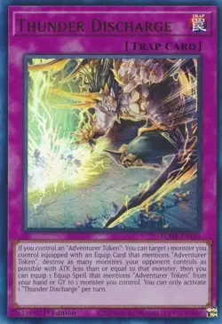 BLMR-EN101 Thunder Discharge Ultra Rare 1st Edition Near Mint YuGiOh TCG - Image 1