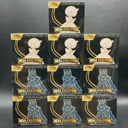 Lot of (10) Pokemon TCG Mega Evolution Base Set Elite Trainer Boxes SEALED ETB - Image 1
