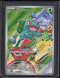 2025 Pokemon MEP Black Star Promos Bulbasaur #037 NM - Image 1