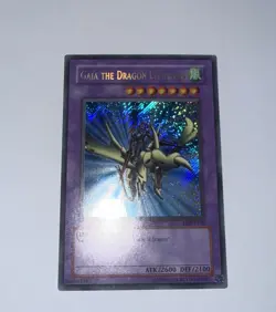 Yugioh Gaia The Dragon Champion LOB-E102 Secret Rare (NM) - Image 5