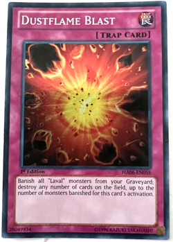 YuGiOh! - Dustflame Blast - Super Rare - Image 1