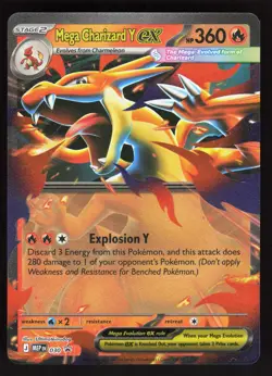 Mega Charizard Y ex - 030 030 Promo ME: Mega Evolution Promo Holofoil - Image 1