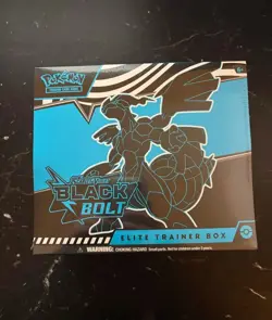 Pokemon TCG Scarlet & Violet Black Bolt Elite Trainer Box ETB - Image 1