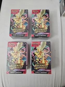 Pokemon Ascended Heroes Booster Bundle Set of 4- see pics for condition - Image 1