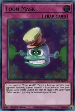 DLCS-EN079 Toon Mask 1st Edition Ultra Rare Near Mint YuGiOh TCG - Image 1