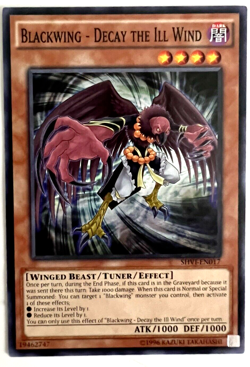 YuGiOh! - Blackwing - Decay the Ill Wind - SHVI-EN017 - Unlimited - Common - Image 1
