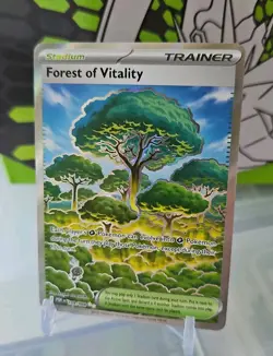 Pokemon Forest of Vitality Trainer Full Art Holo POR 109/088 English - Image 1