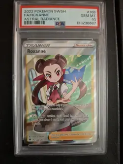 Pokemon TCG Astral Radiance FA 2022 Roxanne PSA 10 Gem Mint #188 - Image 1