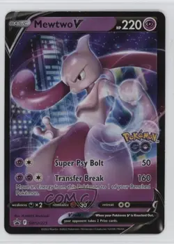 Mewtwo V (Pokemon Go) Pokemon Sword & Shield Black Star #SWSH223 - Image 1
