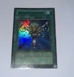 Yugioh Monster Reborn LOB-E096 Ultra Rare (LP) - Image 3