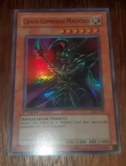 YUGIOH! Chaos Command Magician MFC-068 Ultra Rare Vintage 1st Edition Holo - Image 2