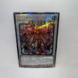 Crystron Phoenix Platinum Secret Rare RA04-EN058 Quarter Century Stampede Yugioh - Image 1