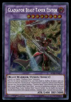 Gladiator Beast Tamer Editor Battles of Legend: Light's Revenge BLLR-EN023 LP - Image 1