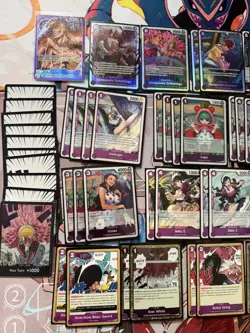 One Piece TCG Donquixote Doflamingo Purple Competitive Deck W/ alt Leader - Image 3