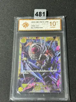 Charlotte Katakuri OP03-123 Pillars of Strength ONE PIECE Card Japanese Grade 10 - Image 1