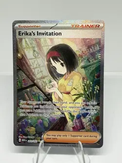 Pokemon TCG SV Scarlet & Violet 151 Erika's Invitation Card #203/165 NM - Image 1