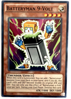 YuGiOh! - Batteryman 9-Volt - DUEA-EN038 - Unlimited - Common - Image 1