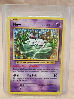 2016 Pokemon XY Evolutions Mew 53/108 Holo Rare Vintage Style Pokemon Card - Image 1