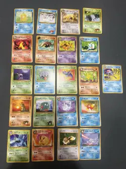 Lot Of 21 Mixed Pokemon Japanese Cards 1996 Pocket Monster Vintage - Image 1