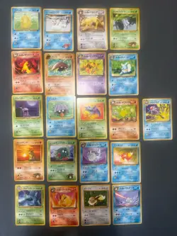 Lot Of 21 Mixed Pokemon Japanese Cards 1996 Pocket Monster Vintage - Image 2
