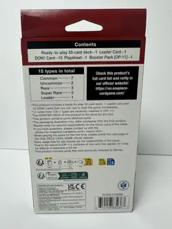 One Piece Card Game Card Game Starter Deck - ST-23 Shanks Ships Now In Hand! - Image 2