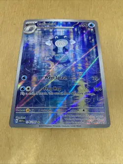 Pokemon TCG Poliwhirl 176/165 Sv: Scarlet & Violet 151 IR NM LP Card See Pics - Image 1