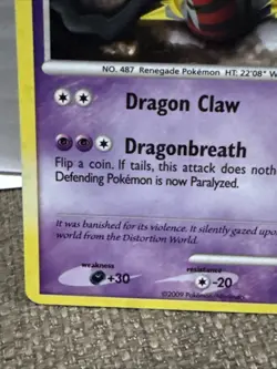 Giratina Lv. 70 28/127 Platinum Holo Rare Pokemon Trading Card Game 2009 LP - Image 5