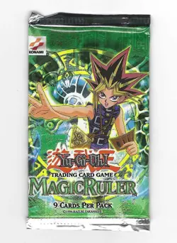 Yu-Gi-Oh MAGIC RULER 9-Card Booster Pack--Factory Sealed - Image 1
