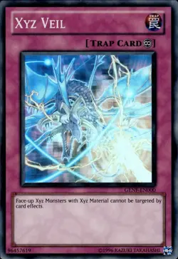 GENF-EN000 Xyz Veil Super Rare UNLIMITED Edition Near Mint YuGiOh TCG - Image 1