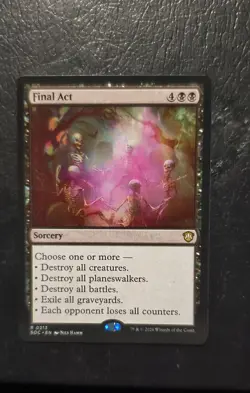 Final Act Commander: Secrets of Strixhaven Regular - Image 1