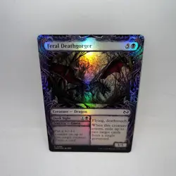 Feral Deathgorger (Showcase) Tarkir: Dragonstorm Magic: The Gathering Foil LP - Image 1