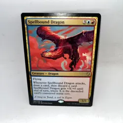 Spellbound Dragon 90 Rare Alara Reborn Magic: The Gathering Lightly Played - Image 1