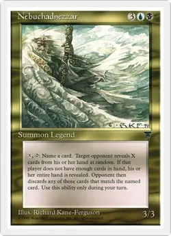 NEBUCHADNEZZAR x1 mtg NM Chronicles 1 Rare - Image 1