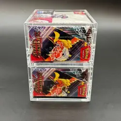 Lot (2) Pokemon SV10 Destined Rivals English Booster Boxes Sealed w/Acrylic Case - Image 4