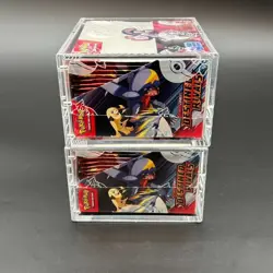Lot (2) Pokemon SV10 Destined Rivals English Booster Boxes Sealed w/Acrylic Case - Image 5
