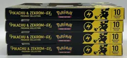 Lot of (4) Pokemon TCG Pikachu & Zekrom GX Premium Collection Boxes SEALED - Image 3
