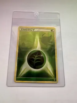 HOLO Grass Energy (Celebi) Heartgold & Soulsilver 115/123 Holo Pokemon TCG - Image 1