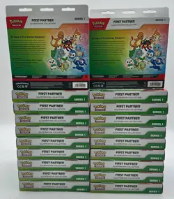 LOT OF 20 POKEMON TCG FIRST PARTNER ILLUSTRATION COLLECTION BOX SERIES 1 SEALED - Image 2
