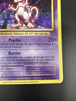 Mewtwo - 014/034 - Pokemon TCG Classic (CLB) - Holo - Near Mint - Image 4