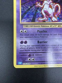 Mewtwo - 014/034 - Pokemon TCG Classic (CLB) - Holo - Near Mint - Image 5