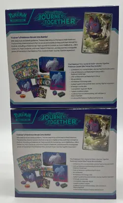 Lot of (2) Pokemon Center Journey Together PC Elite Trainer Boxes SEALED PC ETB - Image 4