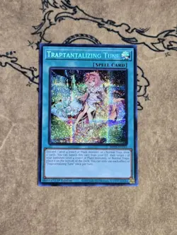 Yugioh Traptantalizing Tune MP25-EN143 1st Edition Prismatic Secret Rare NM - Image 1