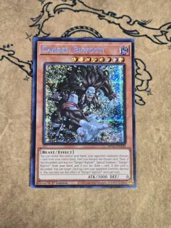 Yugioh Danger! Bigfoot! MP25-EN140 1st Edition Prismatic Secret Rare NM - Image 1