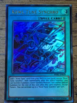 YuGiOh TCG Kewl Tune Synchro (Ultra rare) PHRE-EN039 1st Edition - Image 1